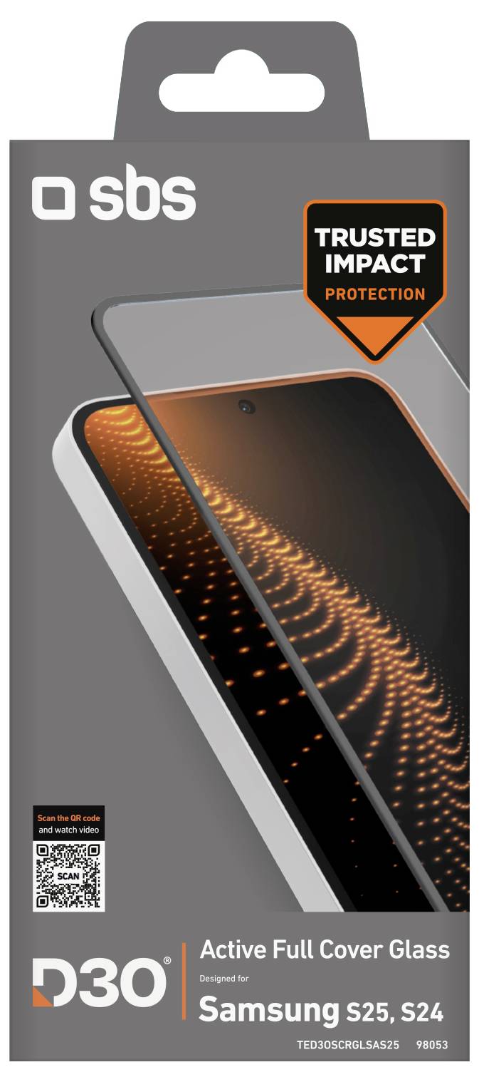 Sbs mobile Displayschutzglas Samsung Galaxy S25/S24 1 St. TED3OSCRGLSAS25