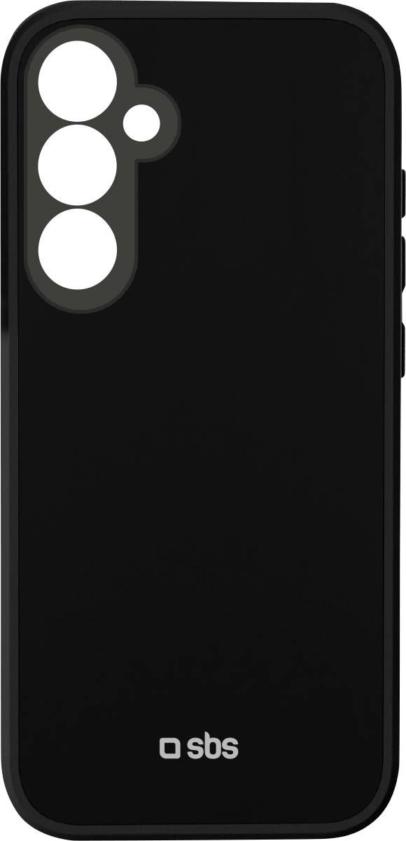 Schwarze Smartphone-Hülle mit drei kreisförmigen Kameraausschnitten und 