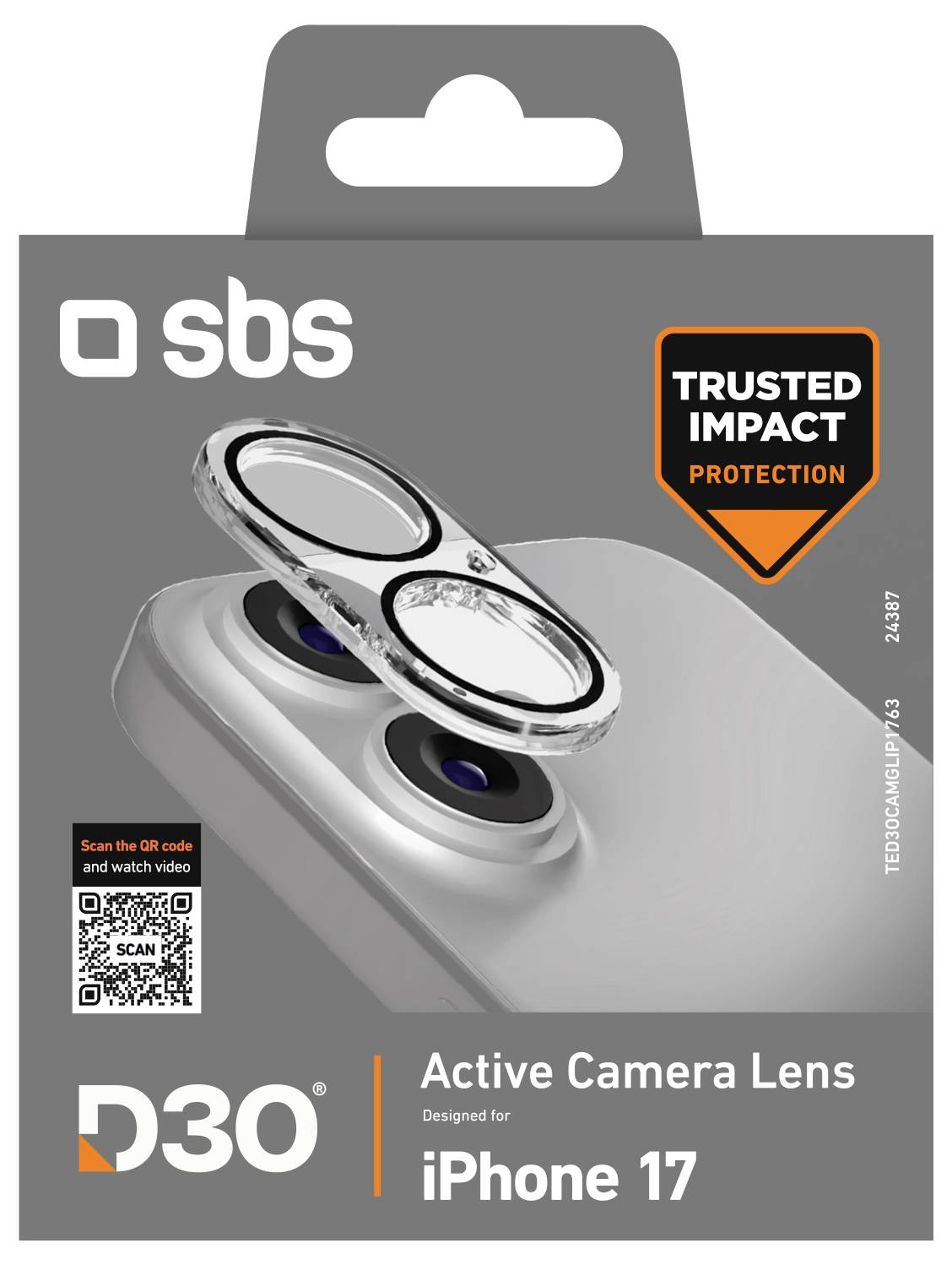 Sbs mobile Kameraschutzglas 1 St. TED3OCAMGLIP1763