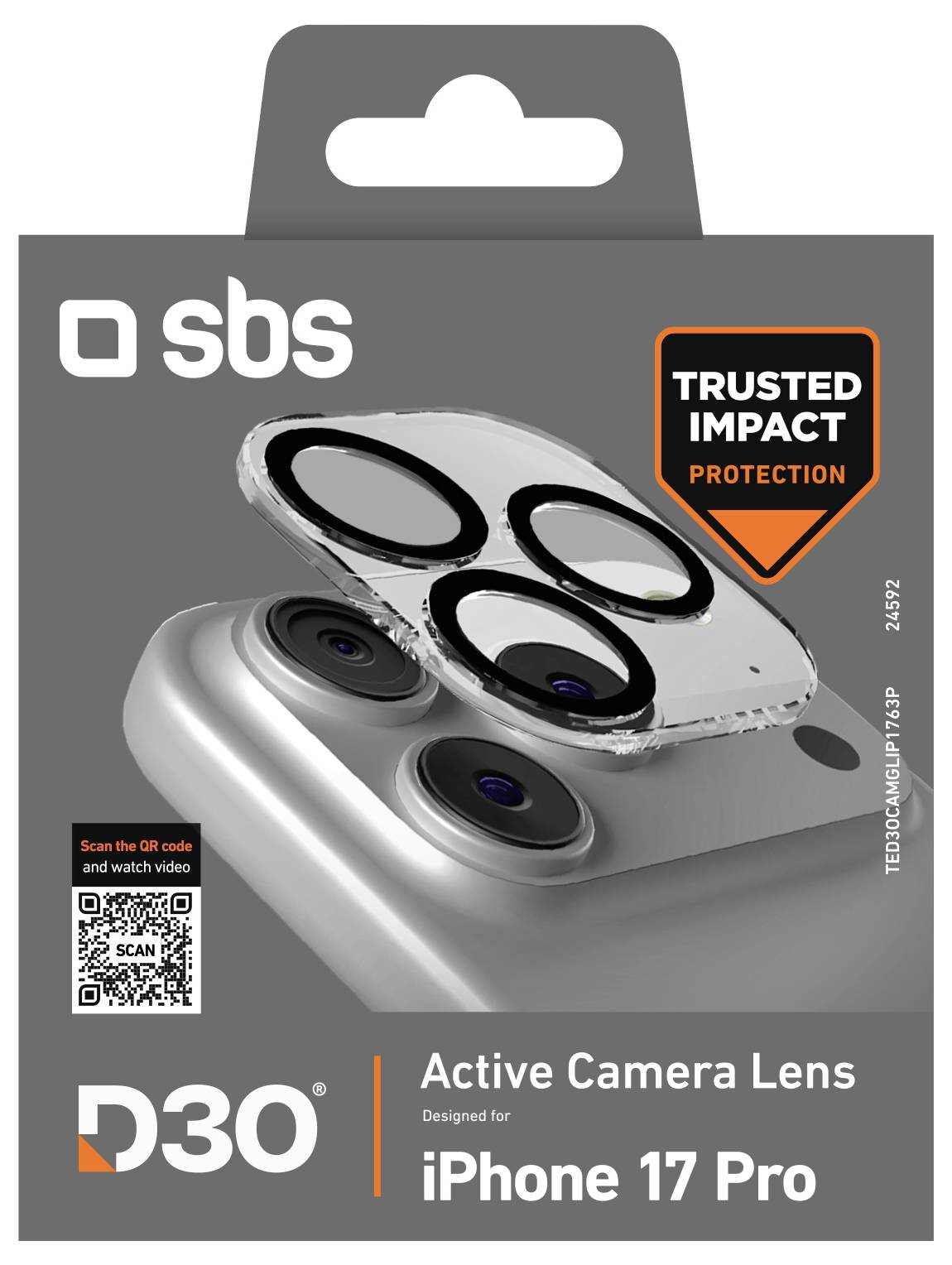 Sbs mobile Kameraschutzglas 1 St. TED3OCAMGLIP1763P