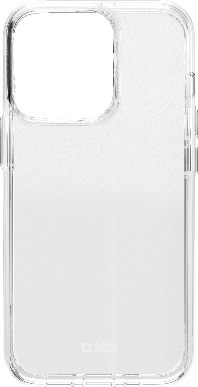Transparente Handyhülle mit Aussparungen für die Kamera und Tasten, mit minimalistische Ausführung und Logo am unteren Ende.