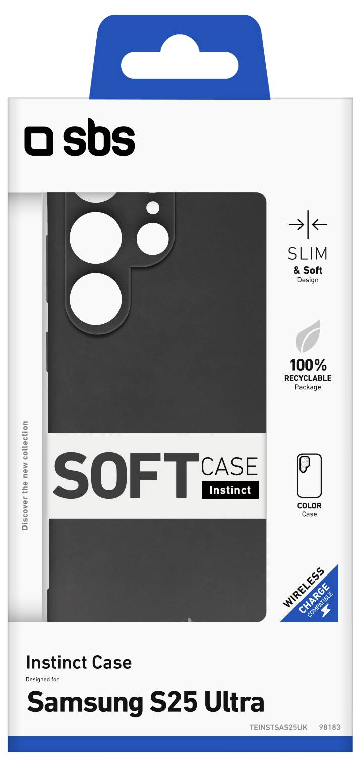 Sbs mobile Cover Samsung Galaxy S25 Ultra Schwarz TEINSTSAS25UK