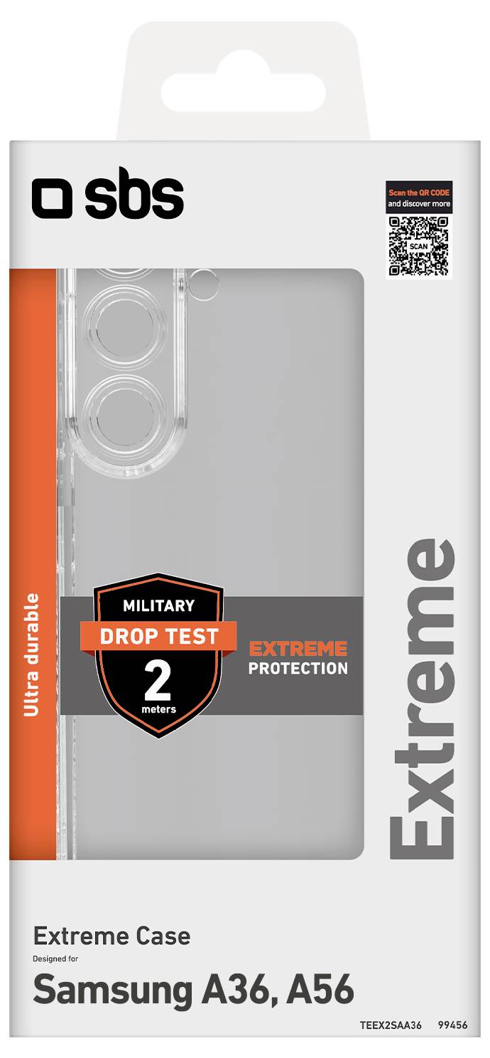 Sbs mobile Cover Samsung Galaxy A36, Galaxy A56 Transparent TEEX2SAA36