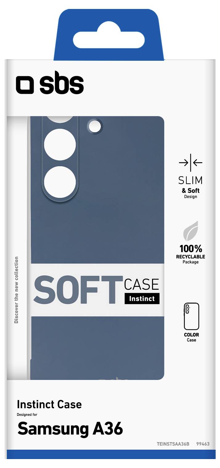 Sbs mobile Cover Samsung Galaxy A36, Galaxy A56 Blau TEINSTSAA36B