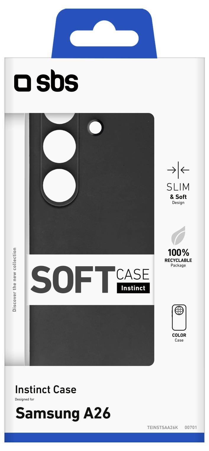 Verpackung für SBS aktive Kameraobjektiv für iPhone 14 Pro, 14 Pro Max mit zuverlässigem Stoßschutz und QR-Code für Video.