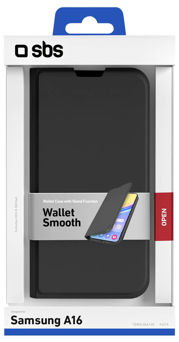 Sbs mobile Flip Cover Samsung Galaxy A16 Schwarz TEWALSAA16K