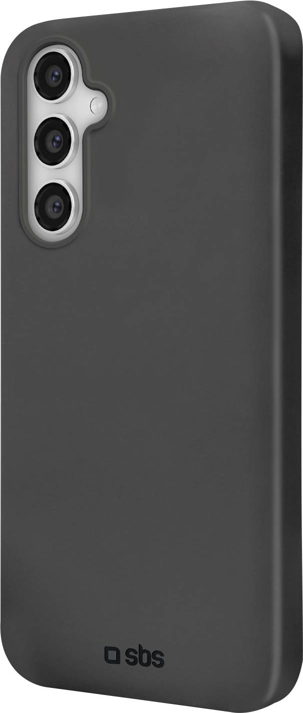 Ein schwarzes Smartphone-Etui mit drei Kameraausschnitten, mit dem 