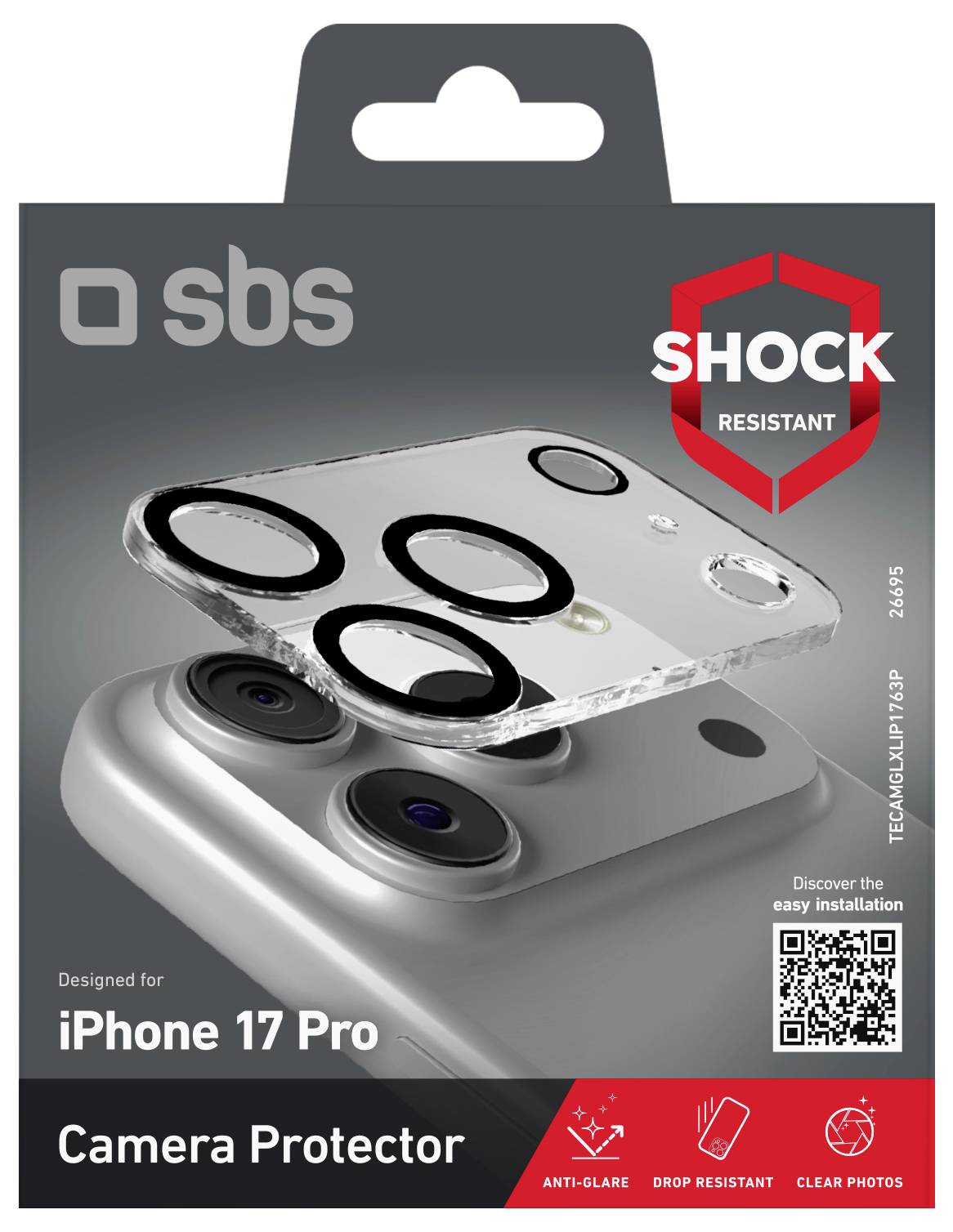 Sbs mobile Kameraschutzglas 1 St. TECAMGLXLIP1763P