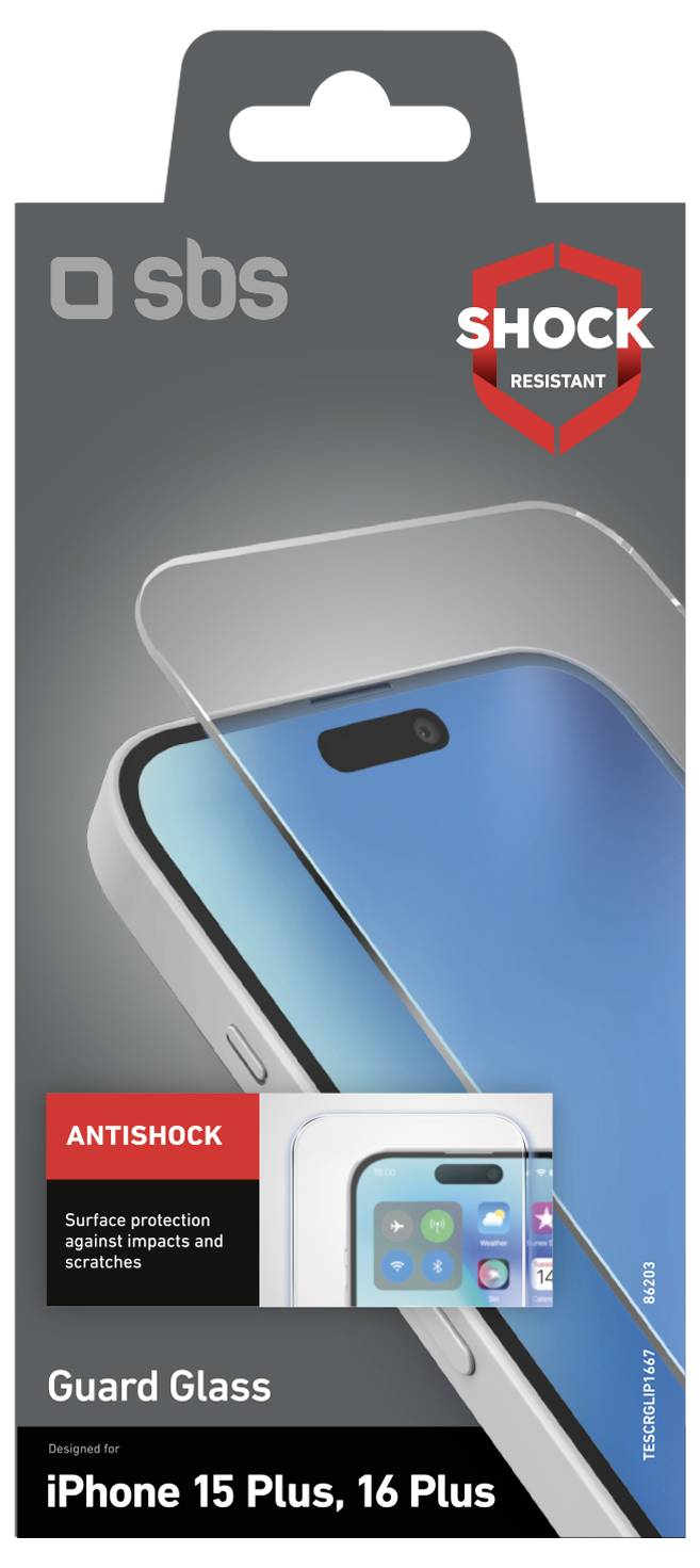 Sbs mobile Displayschutzglas 1 St. TESCRGLIP1667
