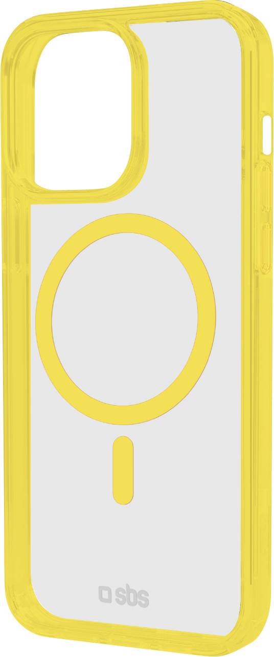 Ein Smartphone mit schwarzem Flipcover, das teilweise geöffnet ist und die Uhrzeit „9:41