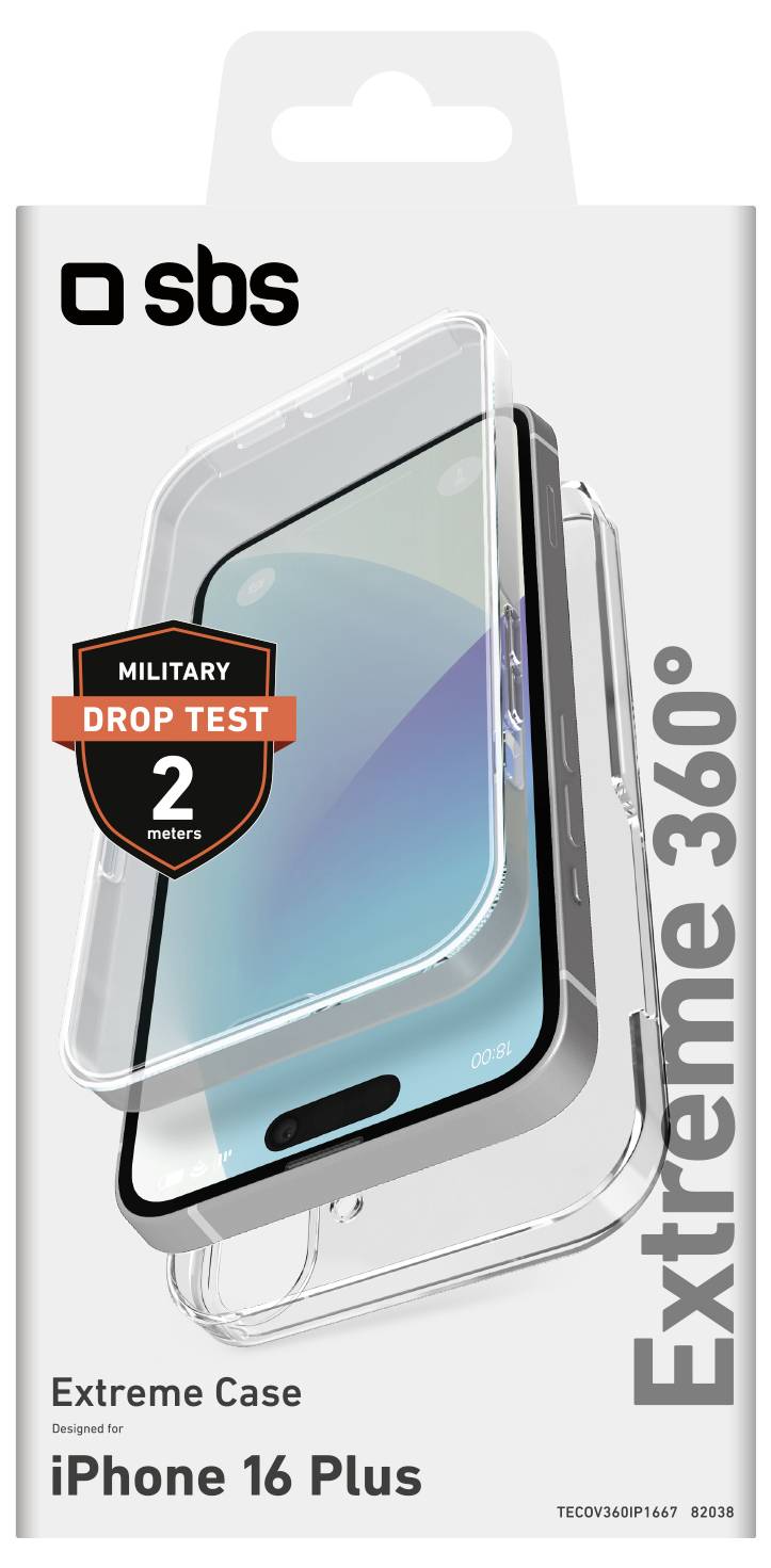 Ein Smartphone mit einer blauen abstrakten Tapete wird angezeigt, wobei eine Displayschutzfolie es teilweise abdeckt.