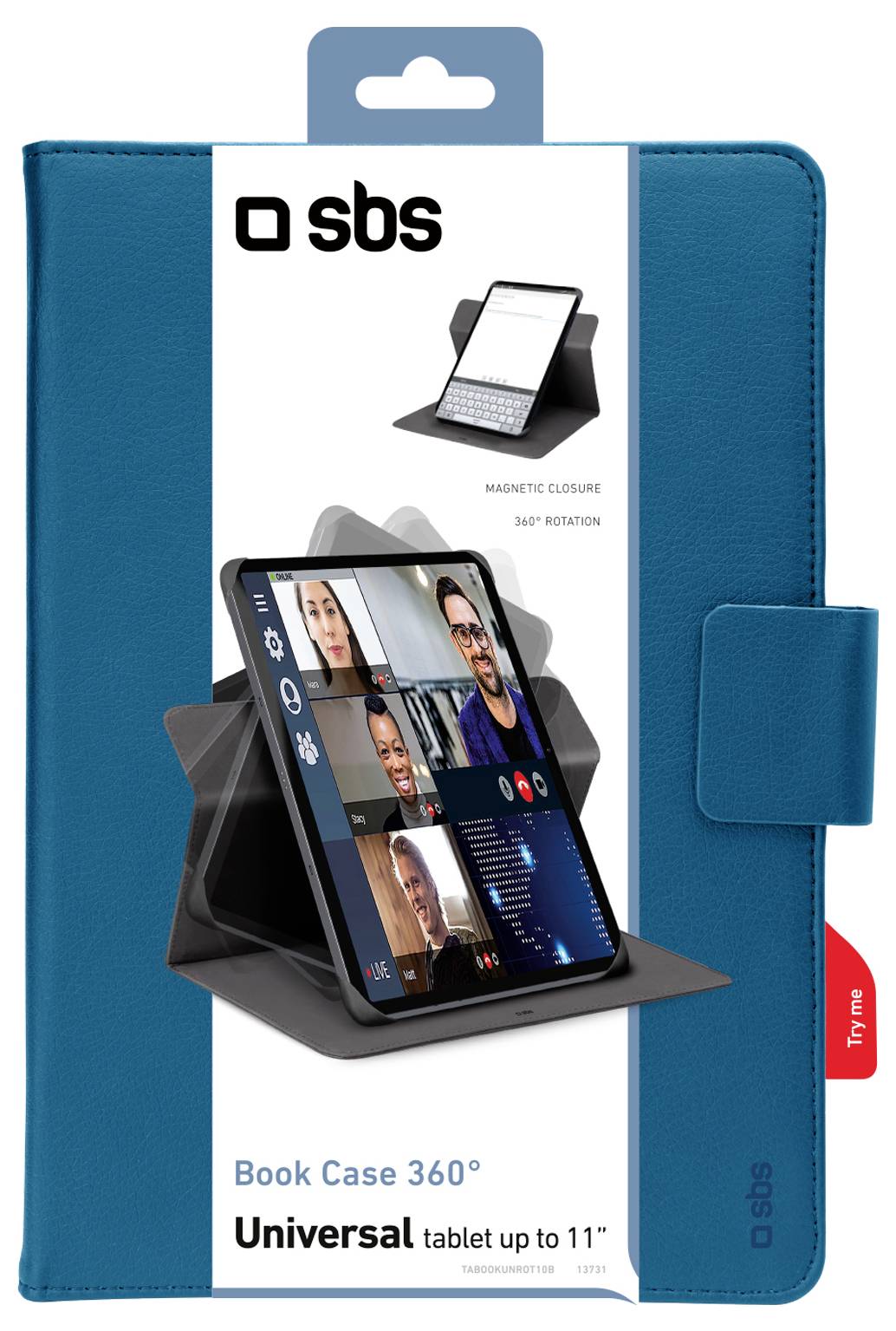 Sbs mobile Tablet-Cover 27,9cm (11") Blau