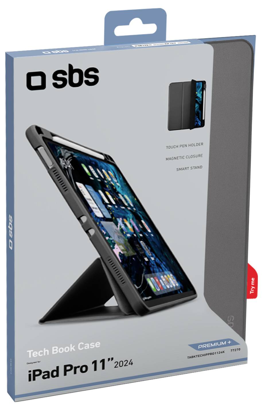 Sbs mobile Tablet-Cover Apple iPad Pro 11 Zoll 2024 Schwarz