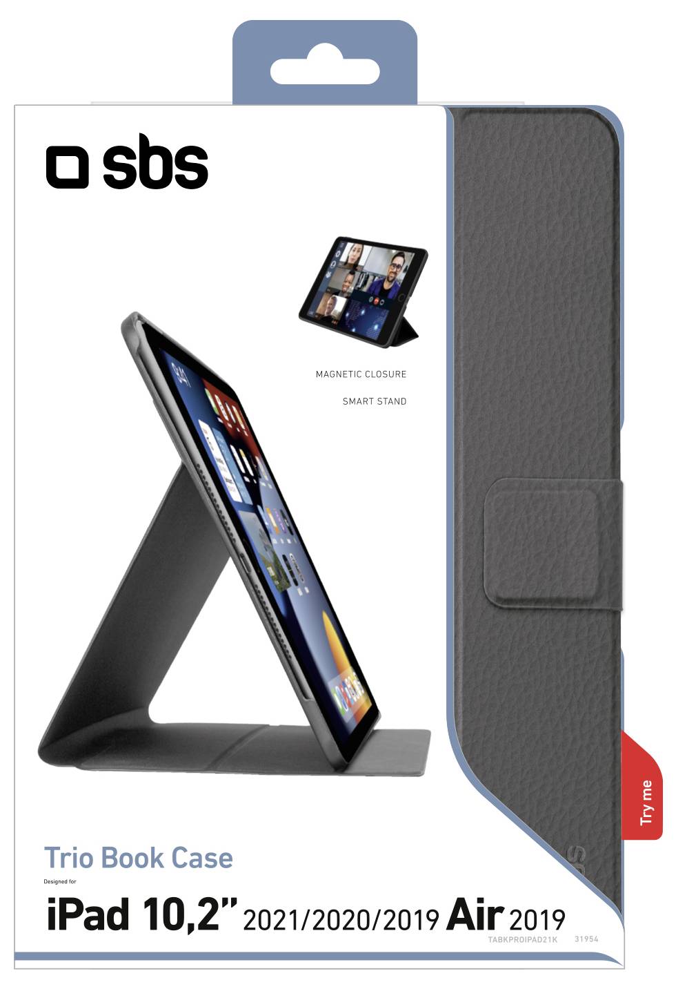 Transparente Handyhülle mit Kameraöffnung und Buttondetail, die MagSafe-Kompatibilität durch kreisförmiges Design demonstriert.