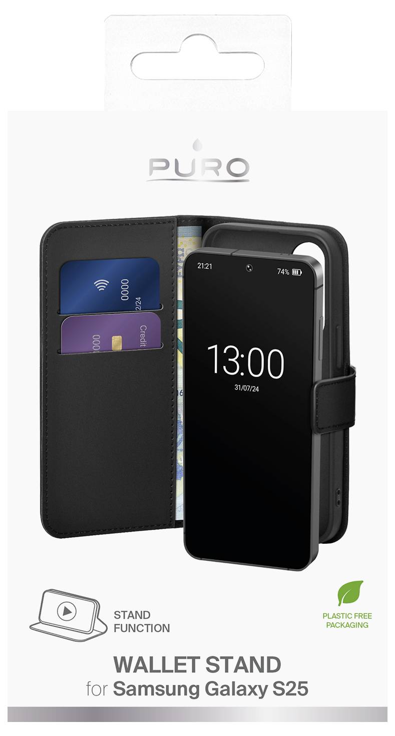 Sbs mobile Flip Case Samsung Galaxy S25 Schwarz PUSGS25BOOKC8BLK