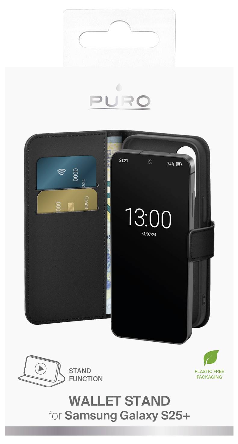 Sbs mobile Flip Case Samsung Galaxy S25+ Schwarz PUSGS25PBOOKC8BLK