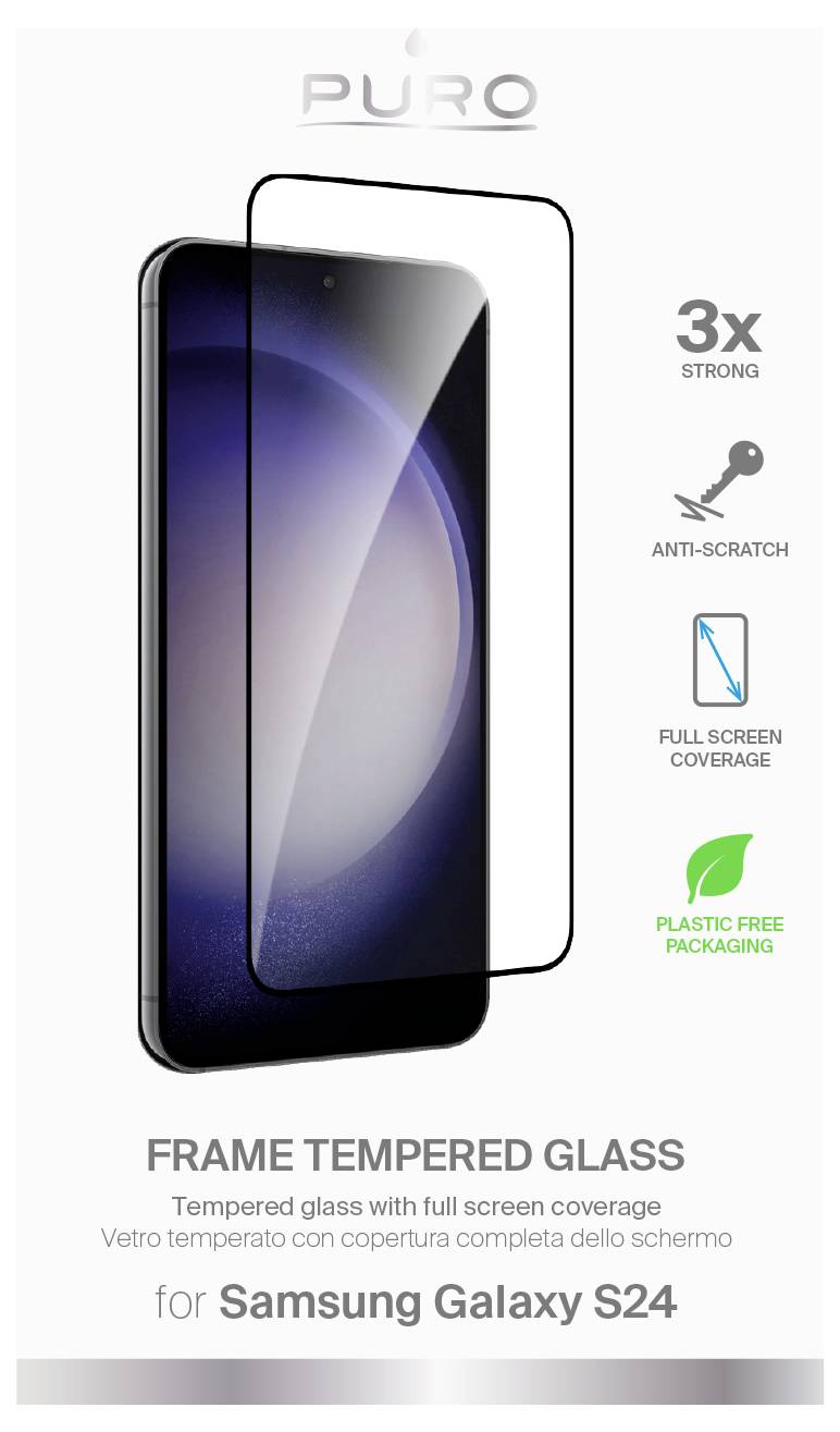 „Gehärtetes Schutzglas für Samsung Galaxy S24