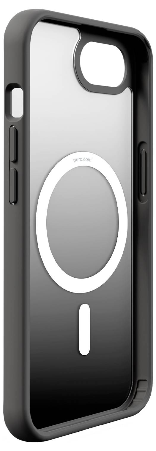 Blaue Handyhülle für iPhone 17e, 16e. Features MagSafe-Kompatibilität, schlankes und weiches Design und ist zu 100 % recycelbar.