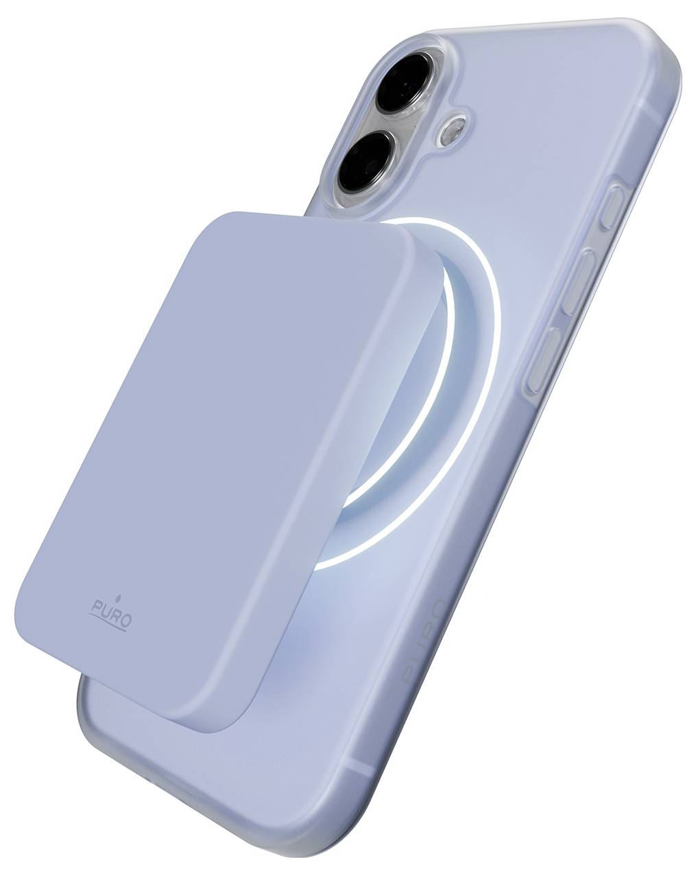 Ein beige Smartphone-Case mit zartem Rosa-Innenfutter, entworfen zum Schutz mit Tasten und Aussparungen für die Kamera und Anschlüsse.
