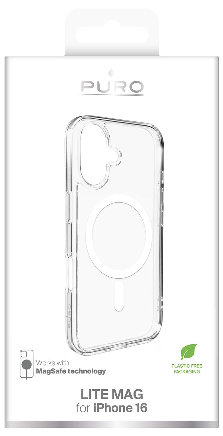 Transparente Handyhülle mit „LITE MAG for iPhone 16