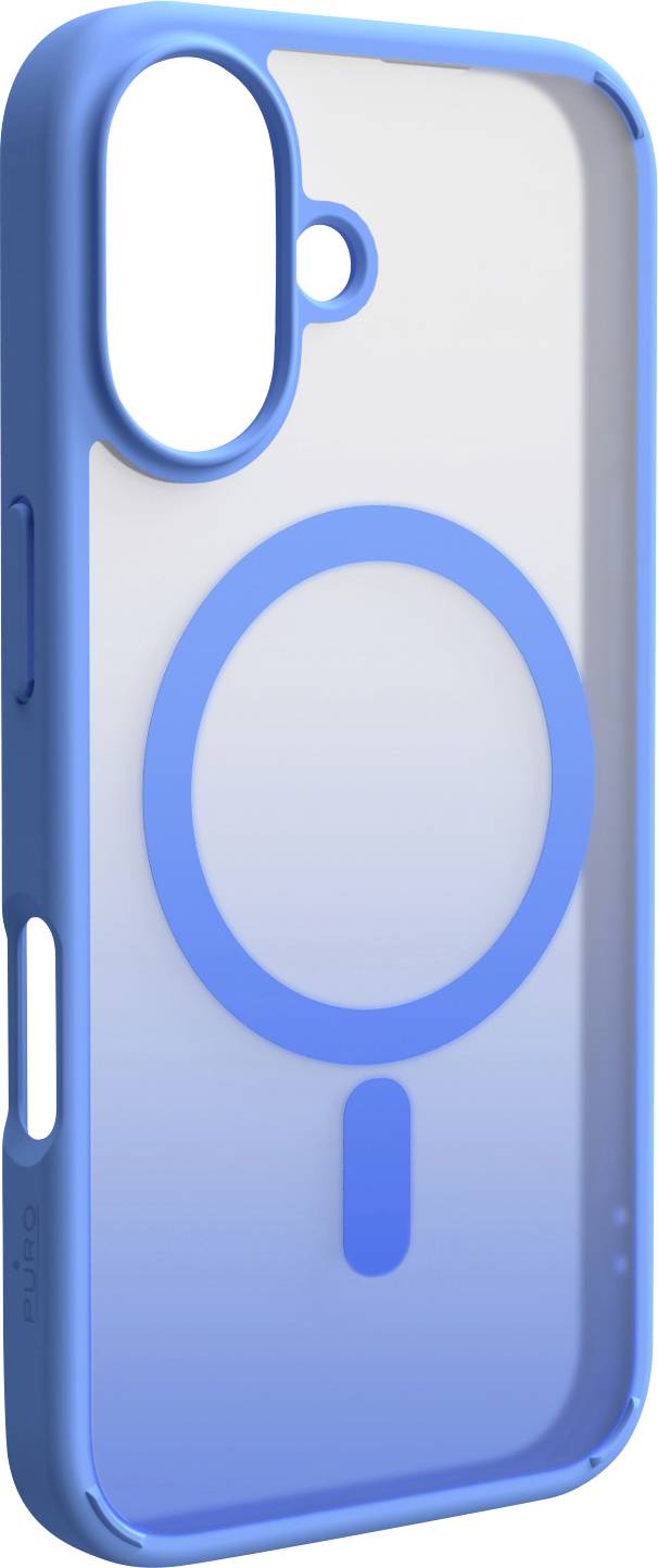Transparente Handyhülle mit MagSafe-Kompatibilität, mit einem kreisförmigen MagSafe-Ring in der Mitte und dem 'Otterbox'-Logo auf der Seite.