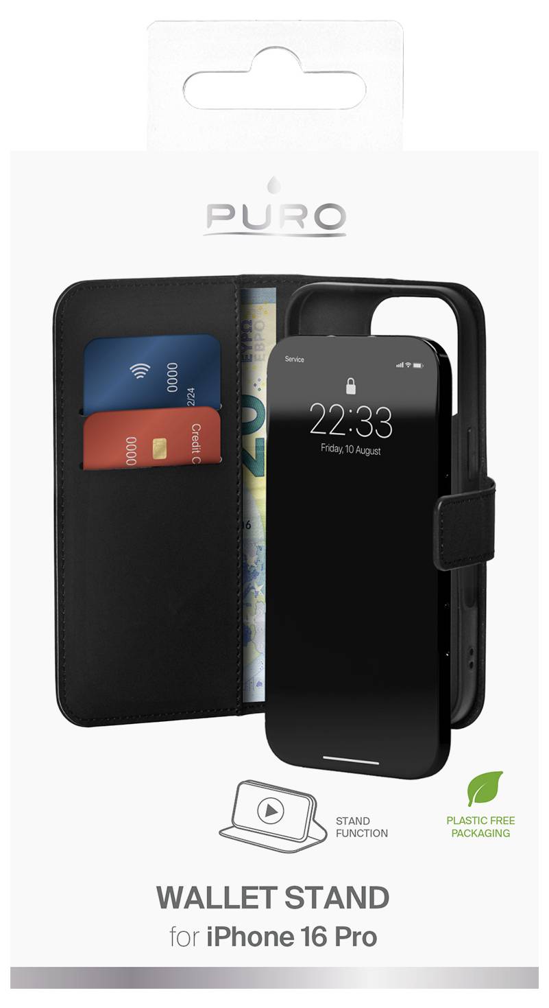„Puro Wallet Stand für iPhone 16 Pro
