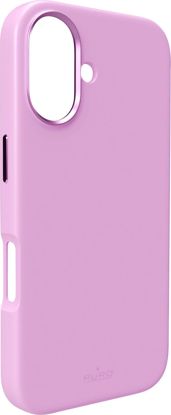 Eine rosa Handyhülle mit präzisen Aussparungen für Kamera, Tasten und Anschlüsse; konzipiert für ein bestimmtes Telefonmodell.