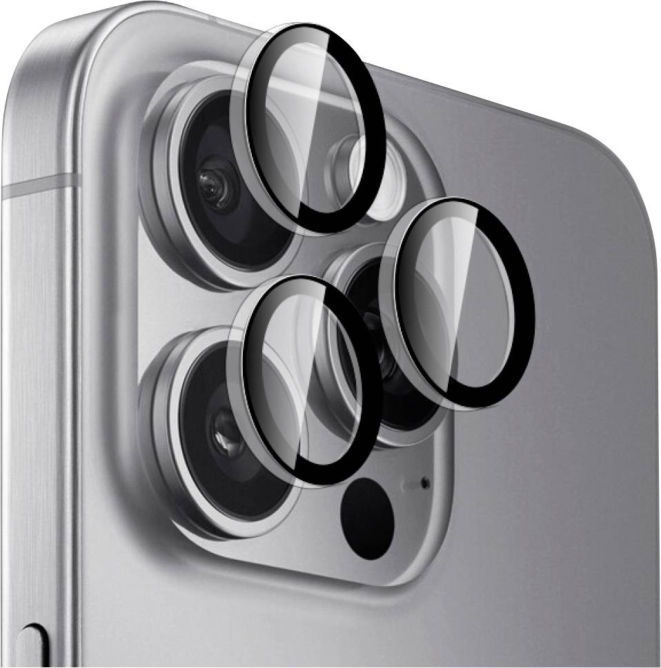 Nahaufnahme des Kamerasystems auf der Rückseite eines Smartphones mit drei Objektiven und einem Blitz, das fortschrittliche fotografische Fähigkeiten hervorhebt.