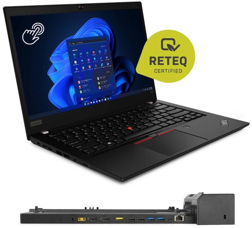 Lenovo Notebook T490 (generalüberholt) (gut) 35.6 cm (14 Zoll) Full HD Intel® Core™ i5 Core i5 8365U 16