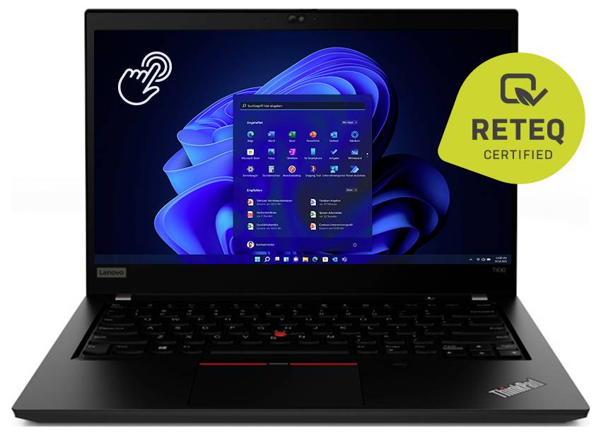 Lenovo Notebook T490 (generalüberholt) (gut) 35.6cm (14 Zoll) Full HD Intel® Core™ i5 Core i5 8365U 16GB RAM 256GB SSD Windows®