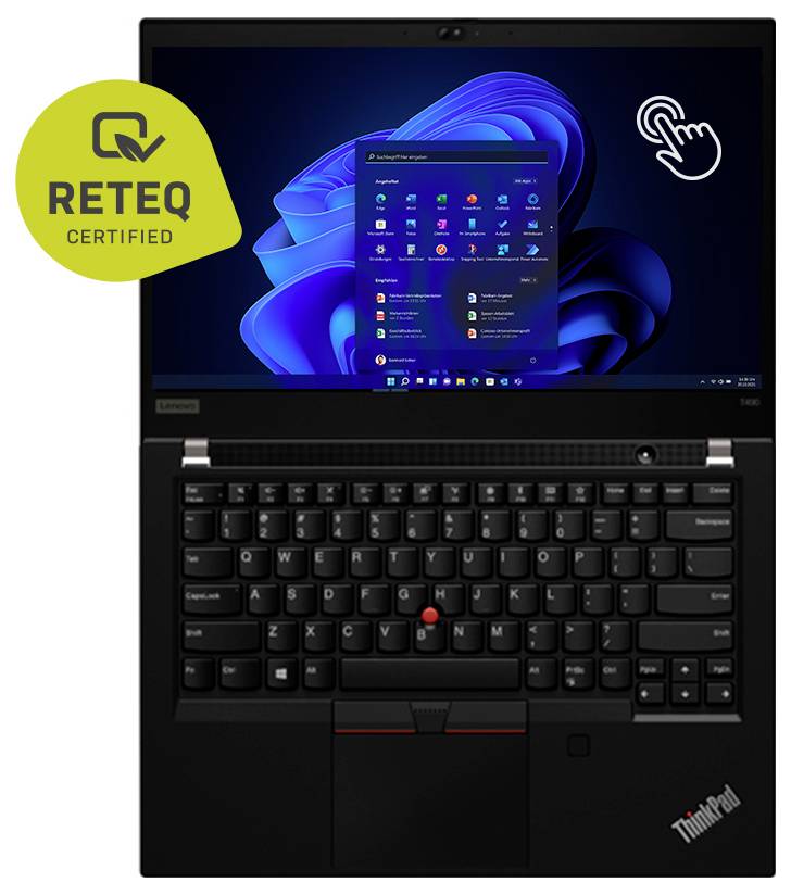 Lenovo Notebook T490 (generalüberholt) (gut) 35.6cm (14 Zoll) Full HD Intel® Core™ i5 Core i5 8365U 16GB RAM 256GB SSD Windows®