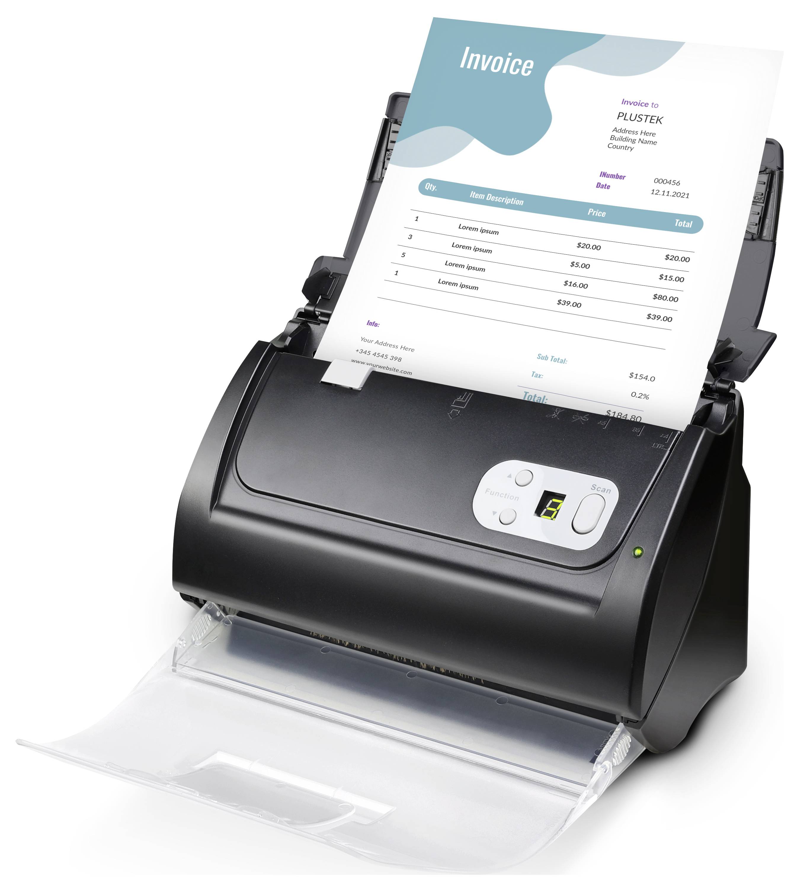 Plustek SmartOffice PS288 Plus Dokumentenscanner 216 x 5080mm 600 x 1200 dpi 30 Seiten/min USB-B