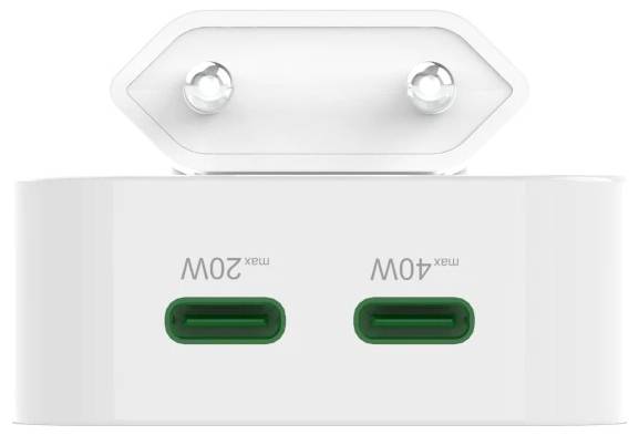 Hama USB Ladegerät 40W USB-C® USB PD 3.0, QC 2.0, QC 3.0 Weiß Steckdose GaN, USB Power Delivery (USB-PD)