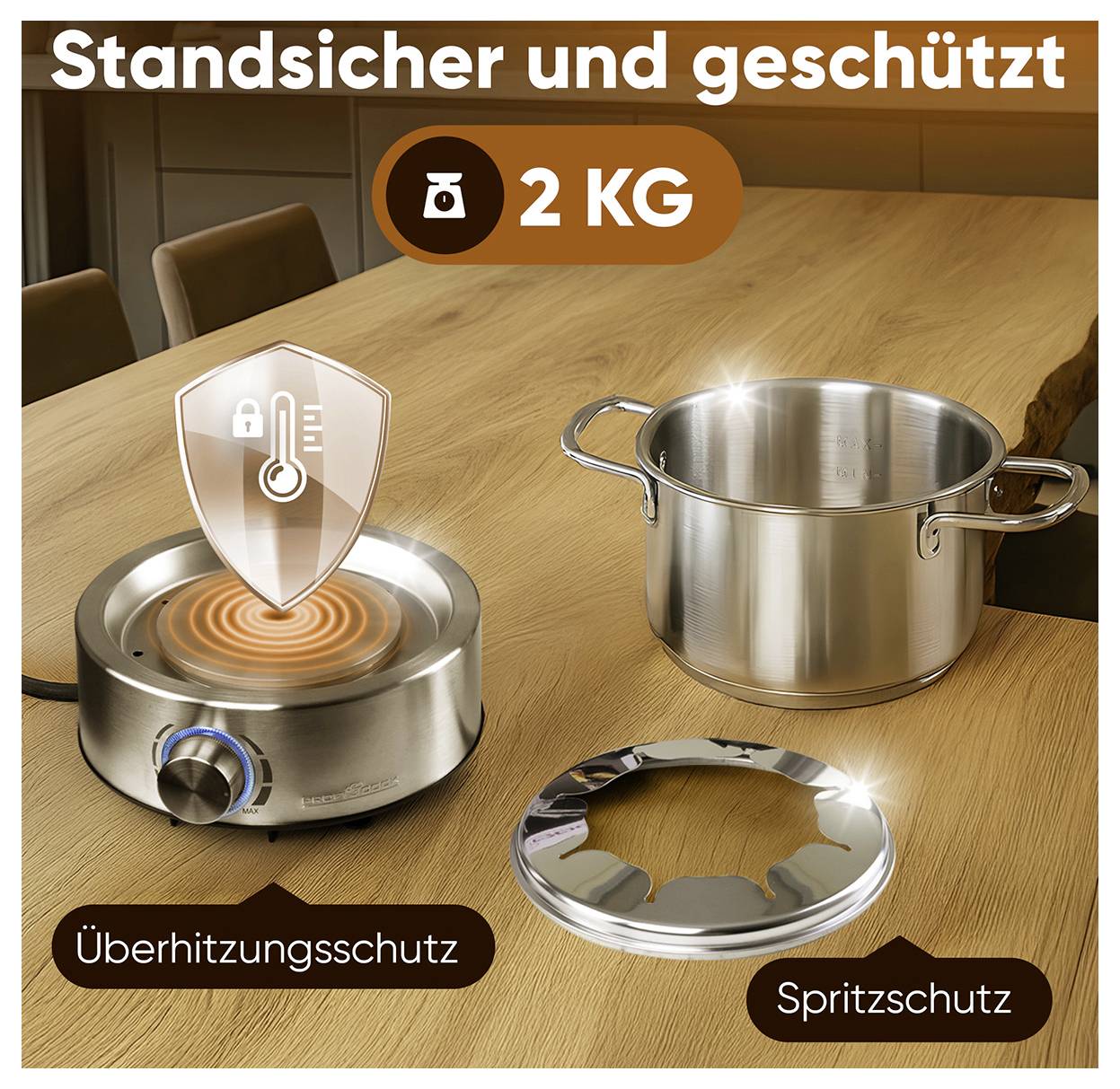 Profi Cook PC-FD 1288 Fondue 800 W Edelstahl