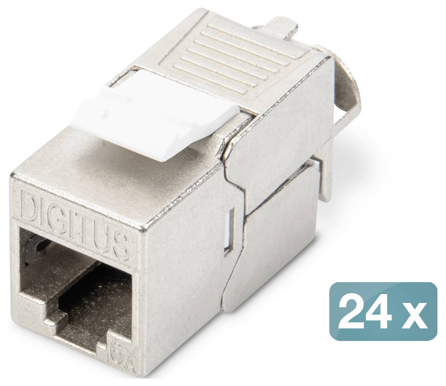 Digitus Patch-Panel 483mm (19") CAT 6a Grau Bestückt