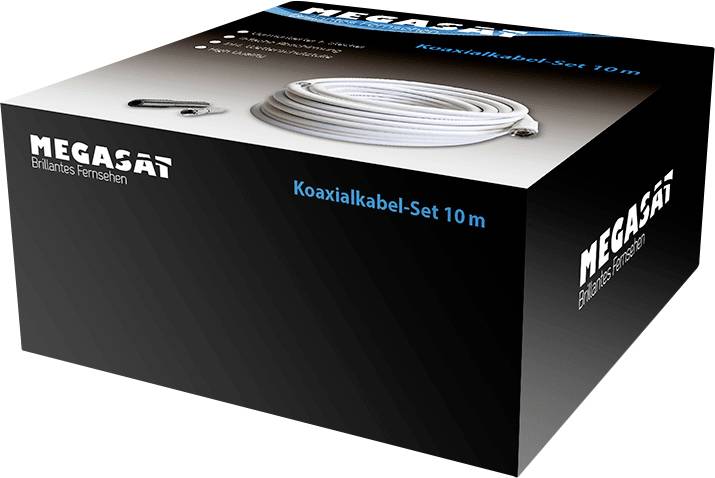 MegaSat 100145 Koaxialkabel Weiß 10 m