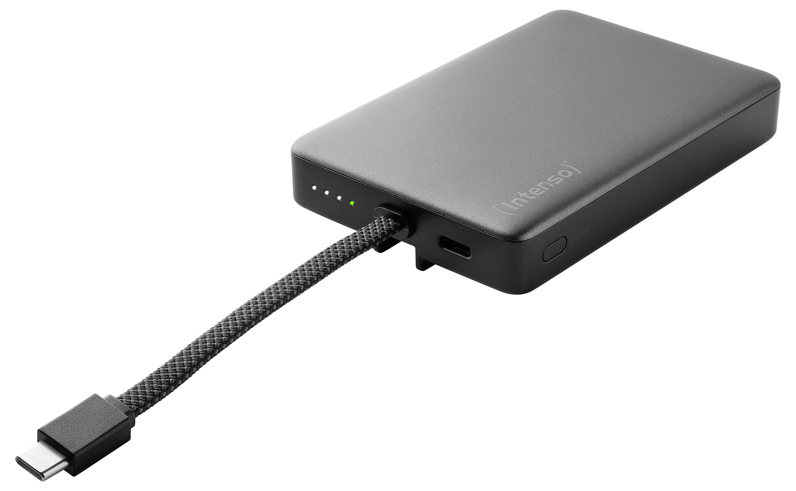 Intenso Intenso Power Bank B10000 black Powerbank 10000 mAh Li-Ion USB-A, USB-C® Schwarz Statusanzeige