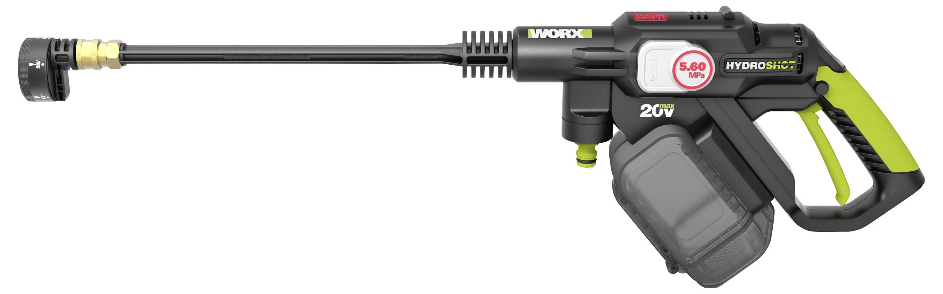 Worx Professional WU633 Akku-Hochdruckreiniger 56 bar Kaltwasser