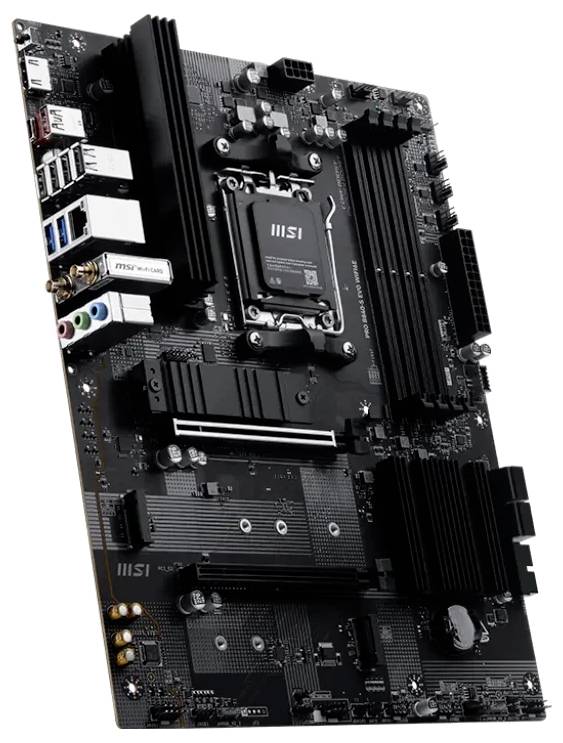 MSI PRO B840-S EVO WIFI6E Mainboard Sockel (PC) AMD® AM5 Formfaktor (Details) ATX Mainboard-Chipsatz AMD® B840