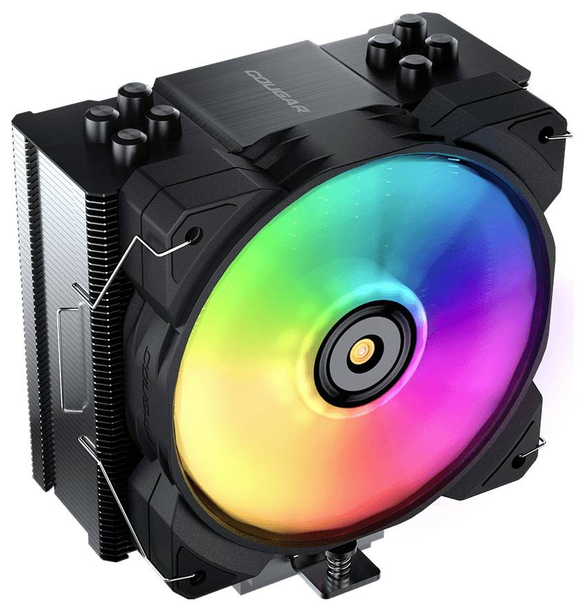 Cougar FORZA 50 ARGB CPU-Kühler mit Lüfter AMD® AM2, AMD® AM2+, AMD® AM3, AMD® AM3+, AMD® AM4, AMD® AM5, AMD® FM1, AMD® FM2, Intel® LGA 18