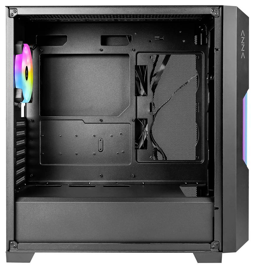 AZZA PC Gaming Gehäuse Midi ATX Guardian Midi-Tower Gaming-Gehäuse Schwarz