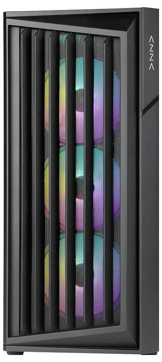 AZZA PC Gaming Gehäuse Midi Torrent 490, Midi-Tower Gaming-Gehäuse Schwarz