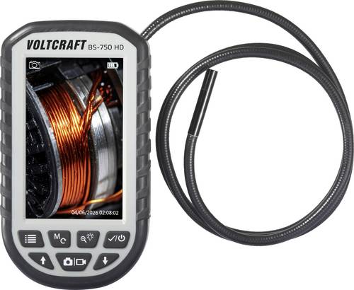 VOLTCRAFT BS-750 HD Endoskop Sonden-Ø: 5.5 mm Sonden-Länge: 1 m Akku 18650