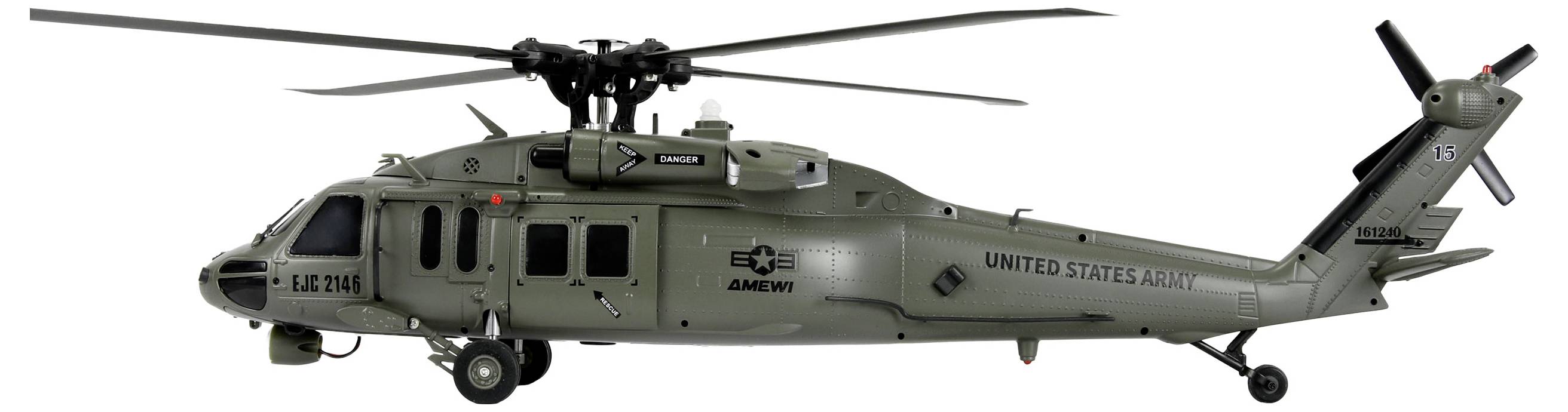 Amewi UH60 Black Hawk Marine CP RC Einsteiger Hubschrauber RtF