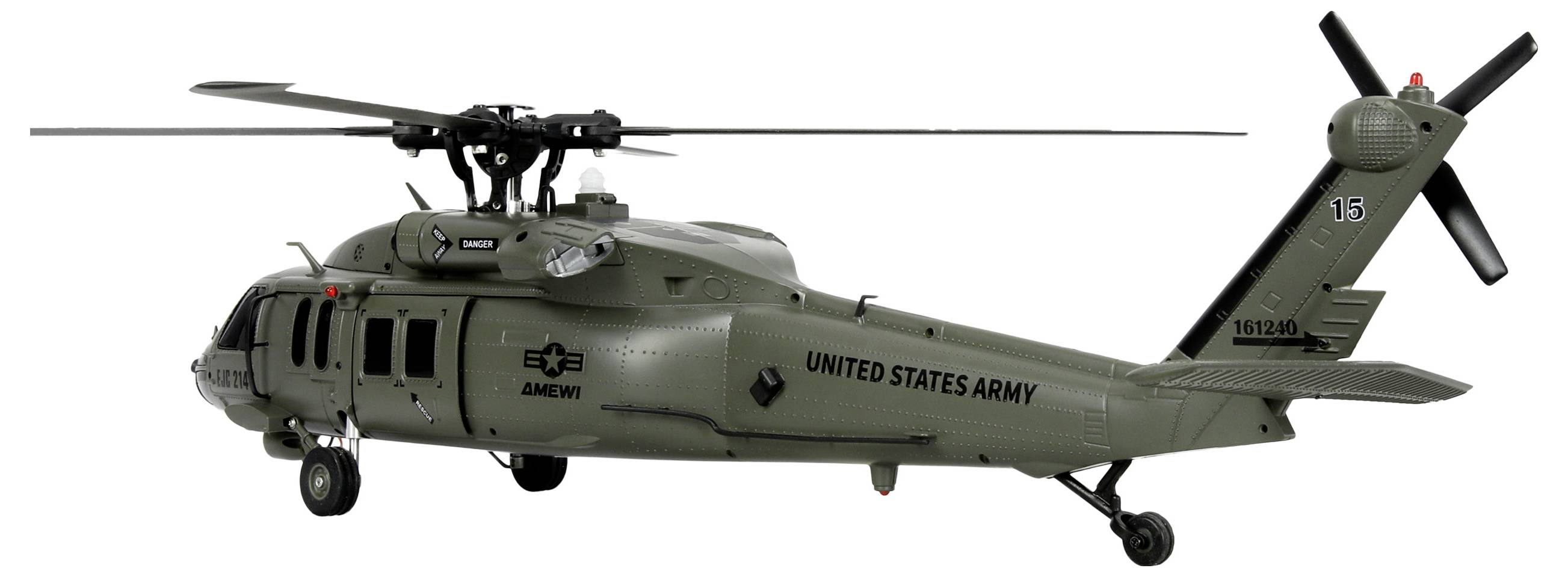 Amewi UH60 Black Hawk Marine CP RC Einsteiger Hubschrauber RtF