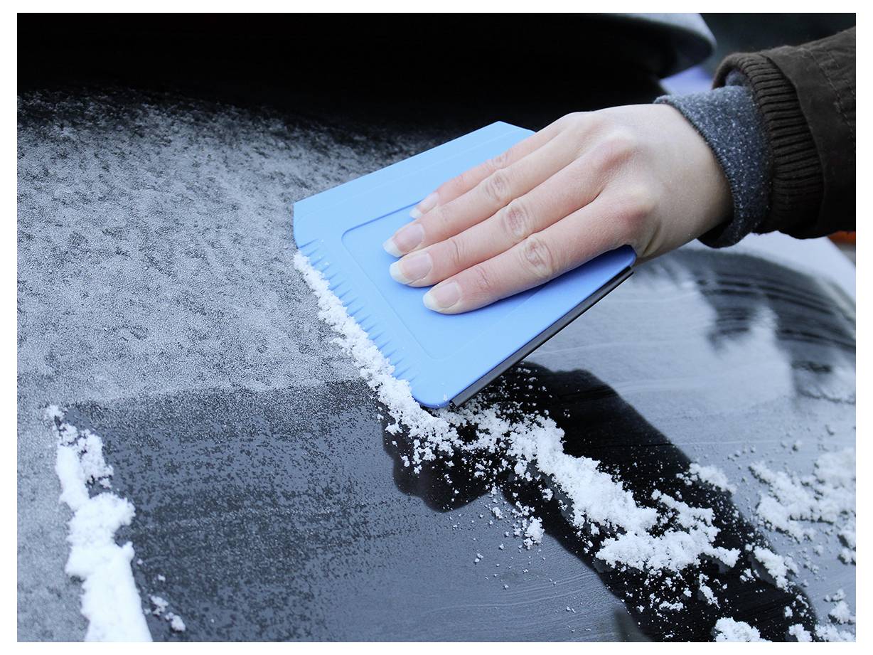 APA Kunststoff, Gummi Eiskratzer Gummi-Abstreiflippe (L x B x H) 5 x 120 x 120mm Pkw, SUV, Wohnmobile, Van farbig sortiert