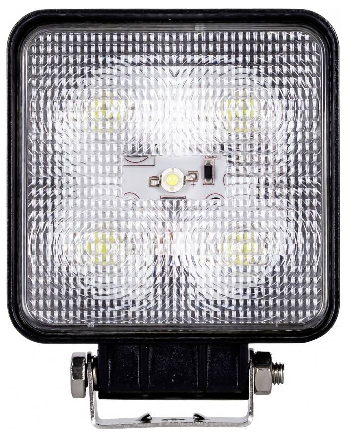 KAMAR Arbeitsscheinwerfer 10 V/DC, 12 V/DC, 24 V/DC, 30 V/DC LED Quadrat 10-30V L2204 L2204