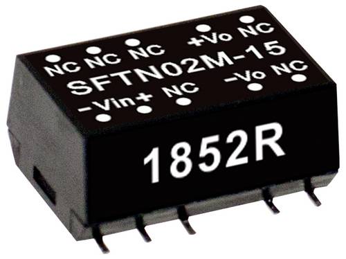 MEAN WELL SFTN02N-12SC DC/DC-Wandler 24V 12V 0.170A 2W Inhalt