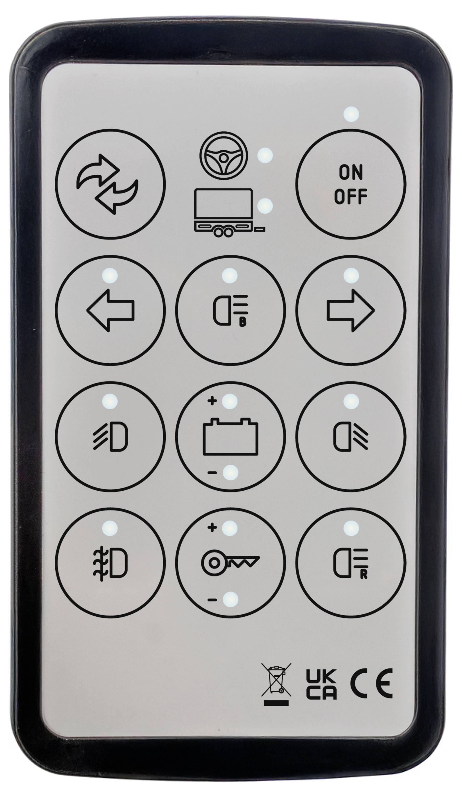 SecoRüt 70410 Wireless Control Case 12 Volt Testkoffer 7 & 13 polig per Funk Funk Anhängerprüfkoffer 12V Pole:7 & 13