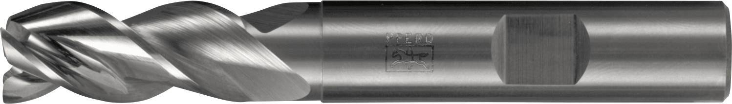 Ein Metallbohrer mit Spiralnut, verwendet zum Schneiden und Formen von Materialien.